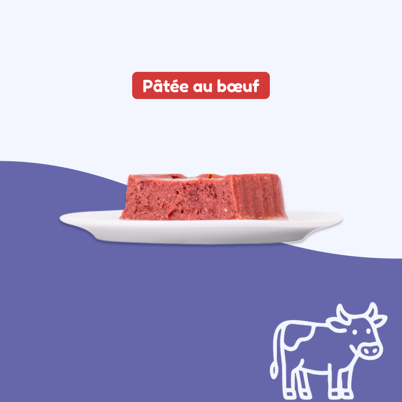 Pâtées au bœuf (chat stérilisé)