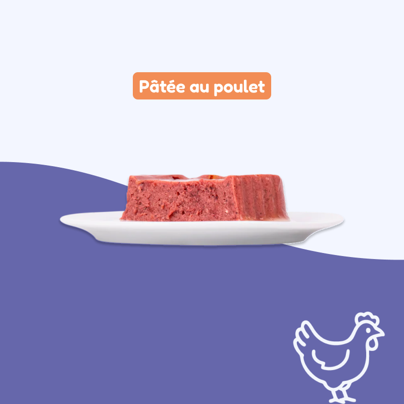 Pâtées au poulet (chat stérilisé)