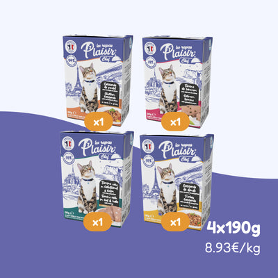 Pack de casseroles et terrines multisaveurs (chat stérilisé)