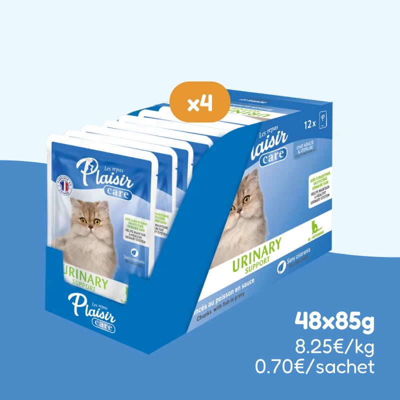 Émincés au poisson - URINARY SUPPORT (chat adulte & stérilisé)