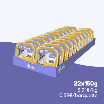 Pâtées à la dinde (chien adulte)