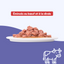 Émincés au bœuf et à la dinde (chat stérilisé)