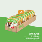 Pâtées bio au bœuf et légumes (chien adulte)