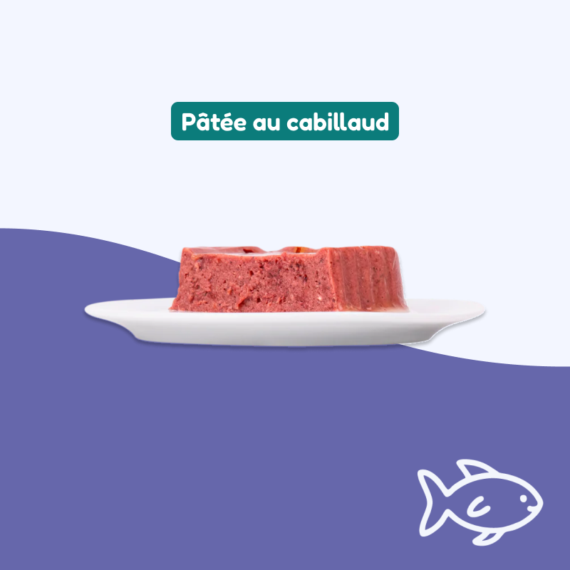 Pâtées au cabillaud (chat stérilisé)