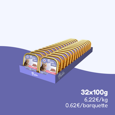 Pâtées au saumon (chat stérilisé)