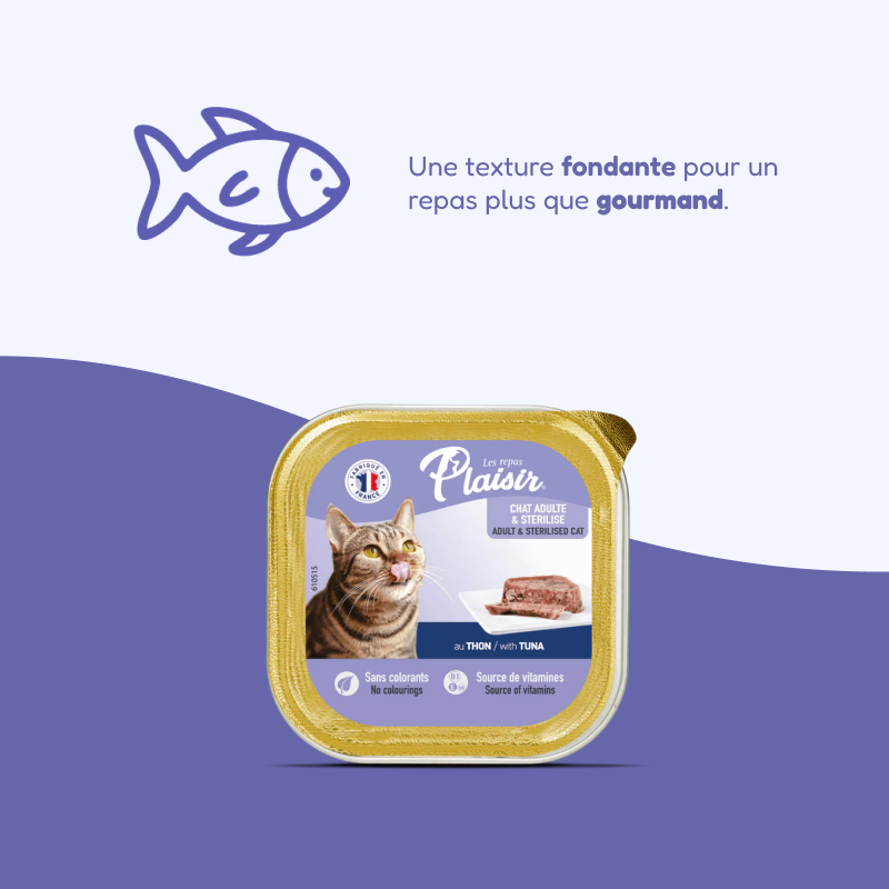 Pâtées au thon (chat stérilisé)