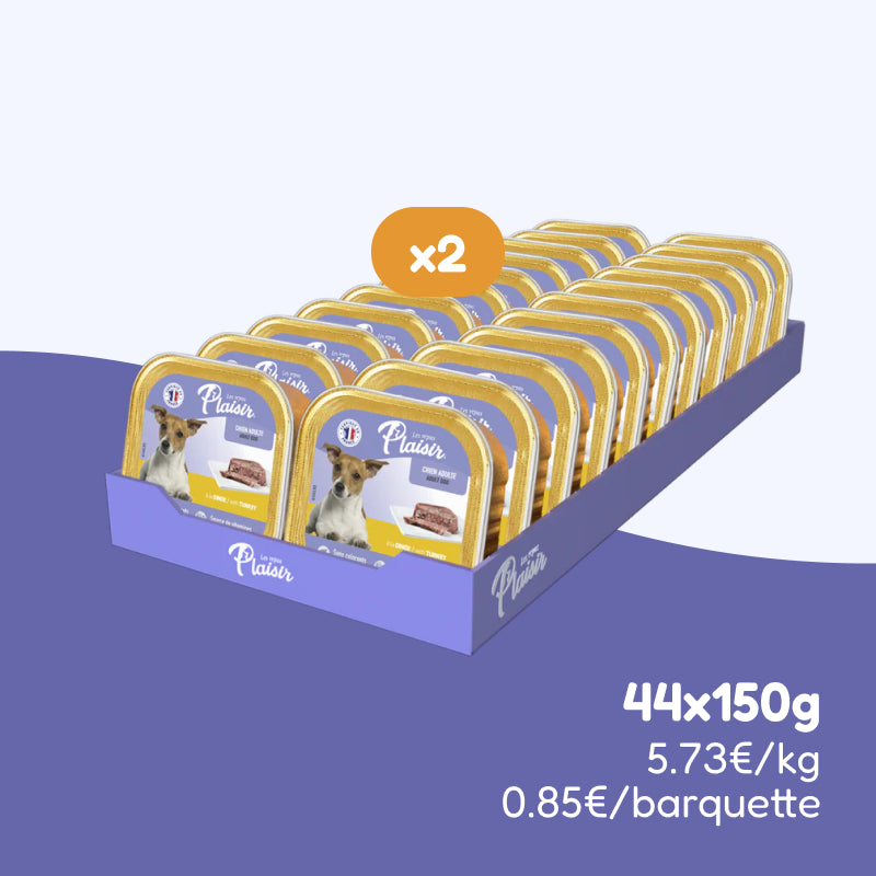 Pâtées à la dinde (chien adulte)