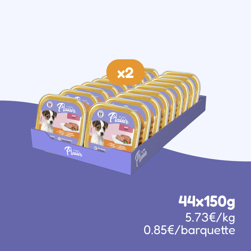 Pâtées au poulet (chiot)