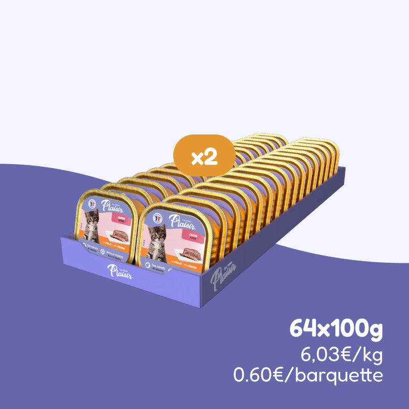 Pâtées au poulet (chaton)