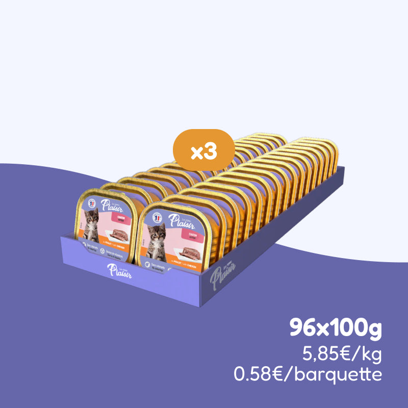 Pâtées au poulet (chaton)