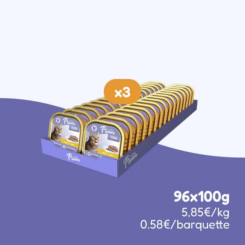 Pâtées à la dinde (chat stérilisé)