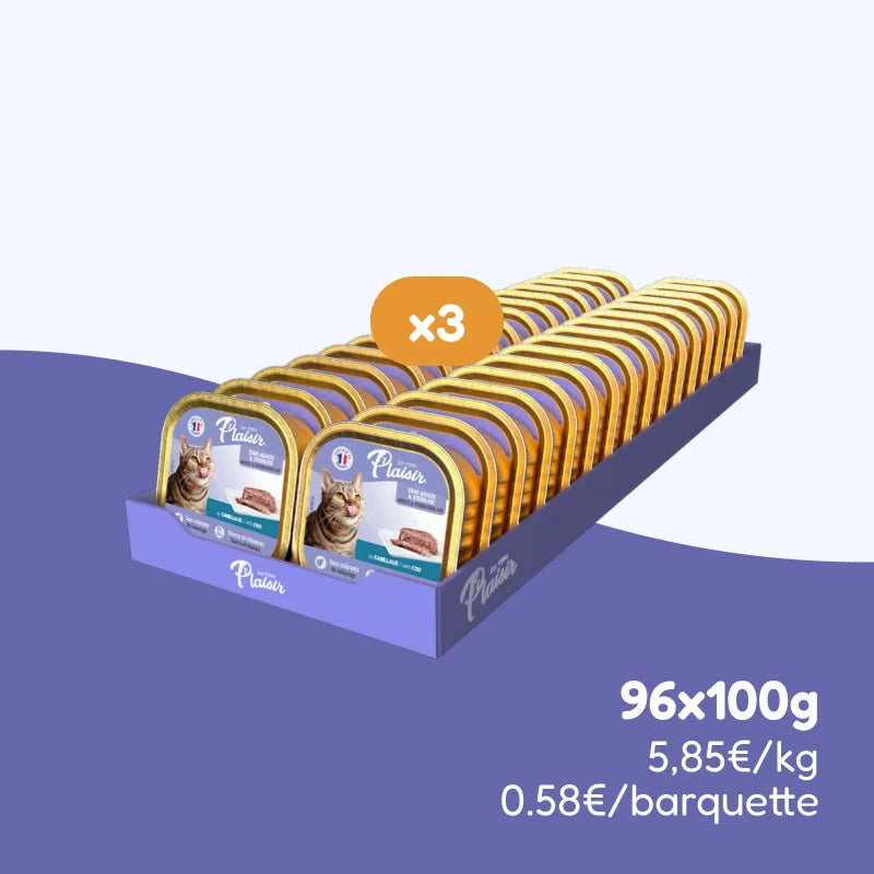 Pâtées au cabillaud (chat stérilisé)