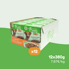Les fines Lamelles BIO poulet et haricots verts en sauce (chien adulte)