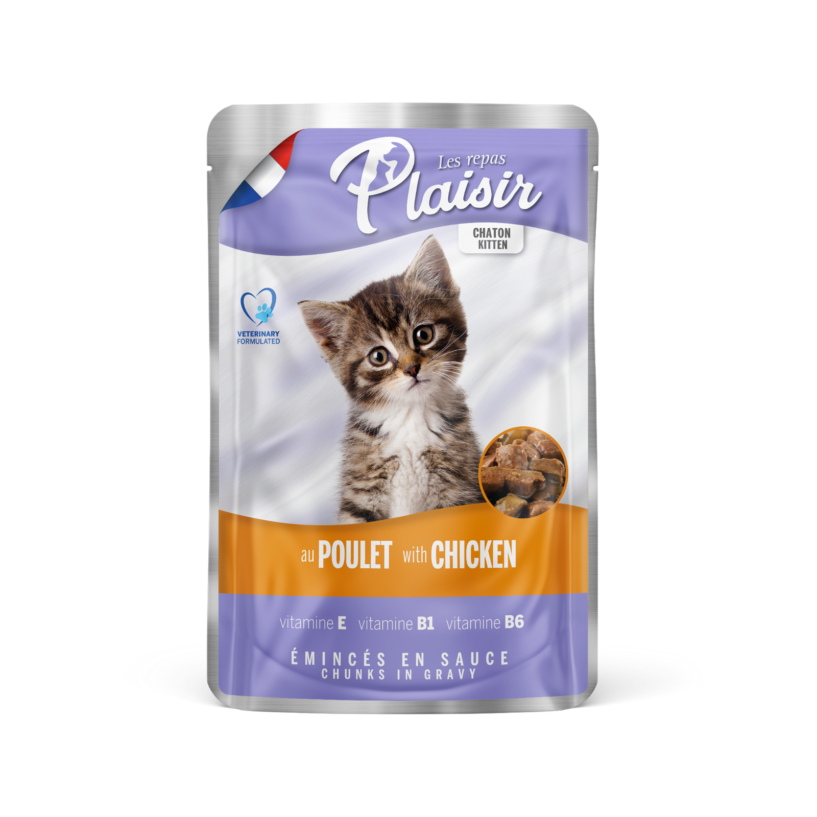Repas au poulet pour chatons WHISKASMD PERFECT PORTIONSMD